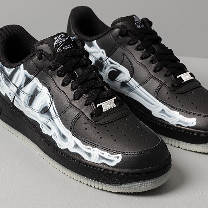 Nike Air Force 1 '07 Skeleton QS Black/ Black-Black | Footshop