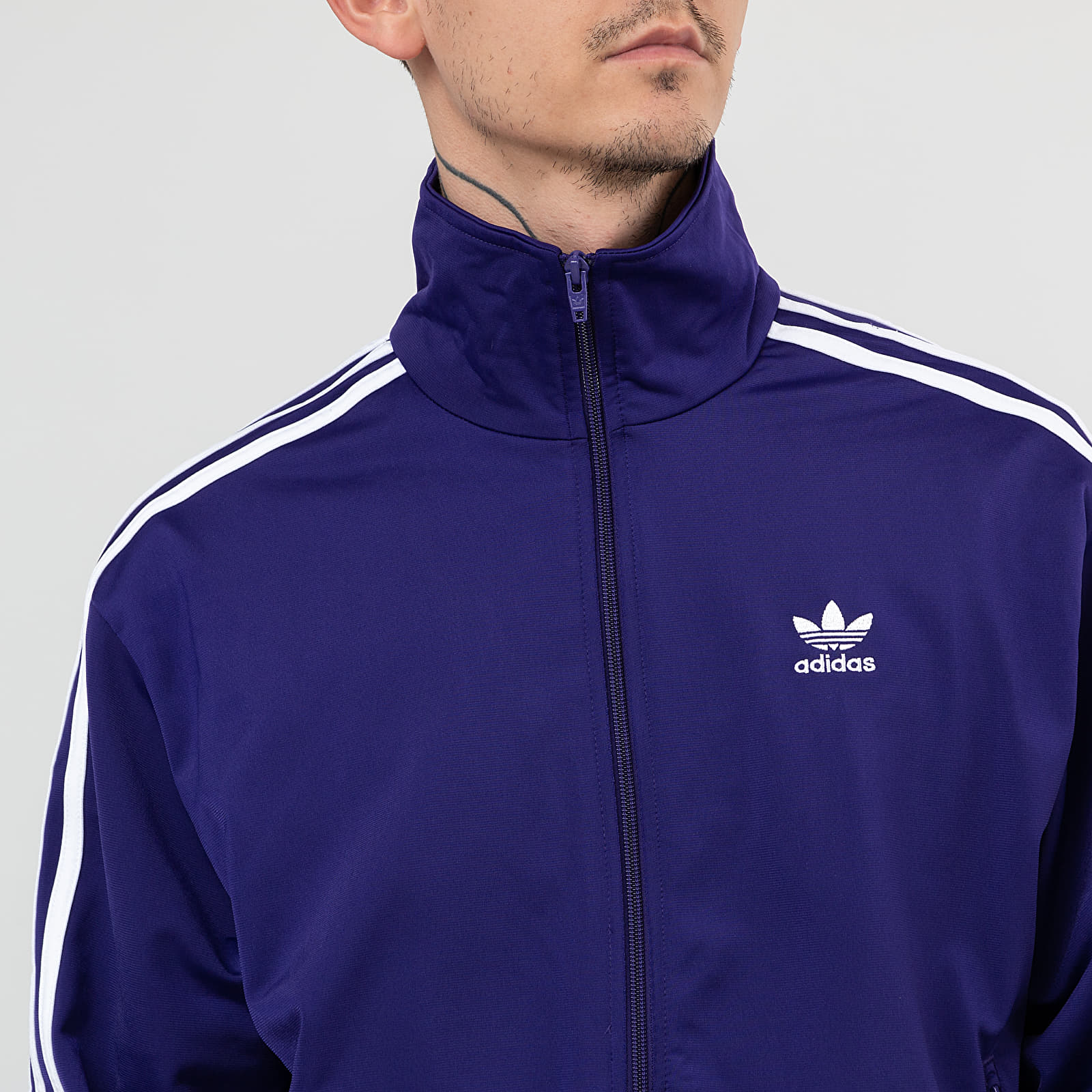 Adidas firebird sale track top purple