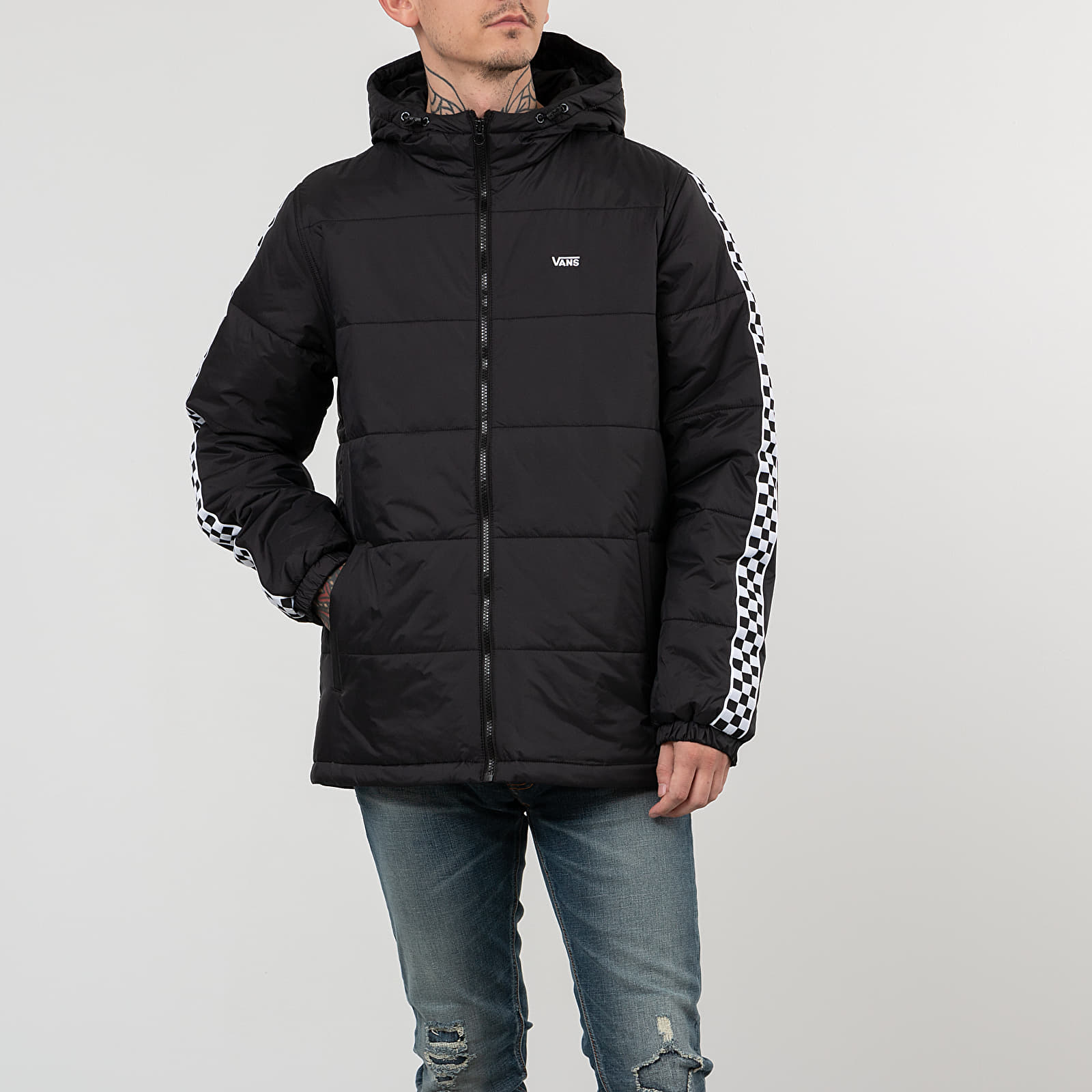 Jakne  Vans Woodridge Jacket Black/ Checkerboard