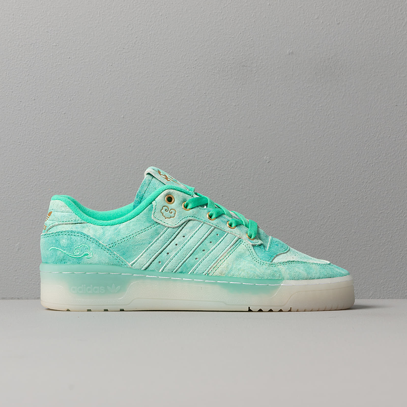 Men's shoes adidas Rivalry Low Hi-Res Green S18/ Ftwr White/ Gold Foil |  Footshop