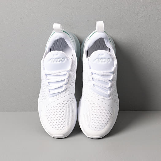 Nike air max 270 gs white white metallic silver top