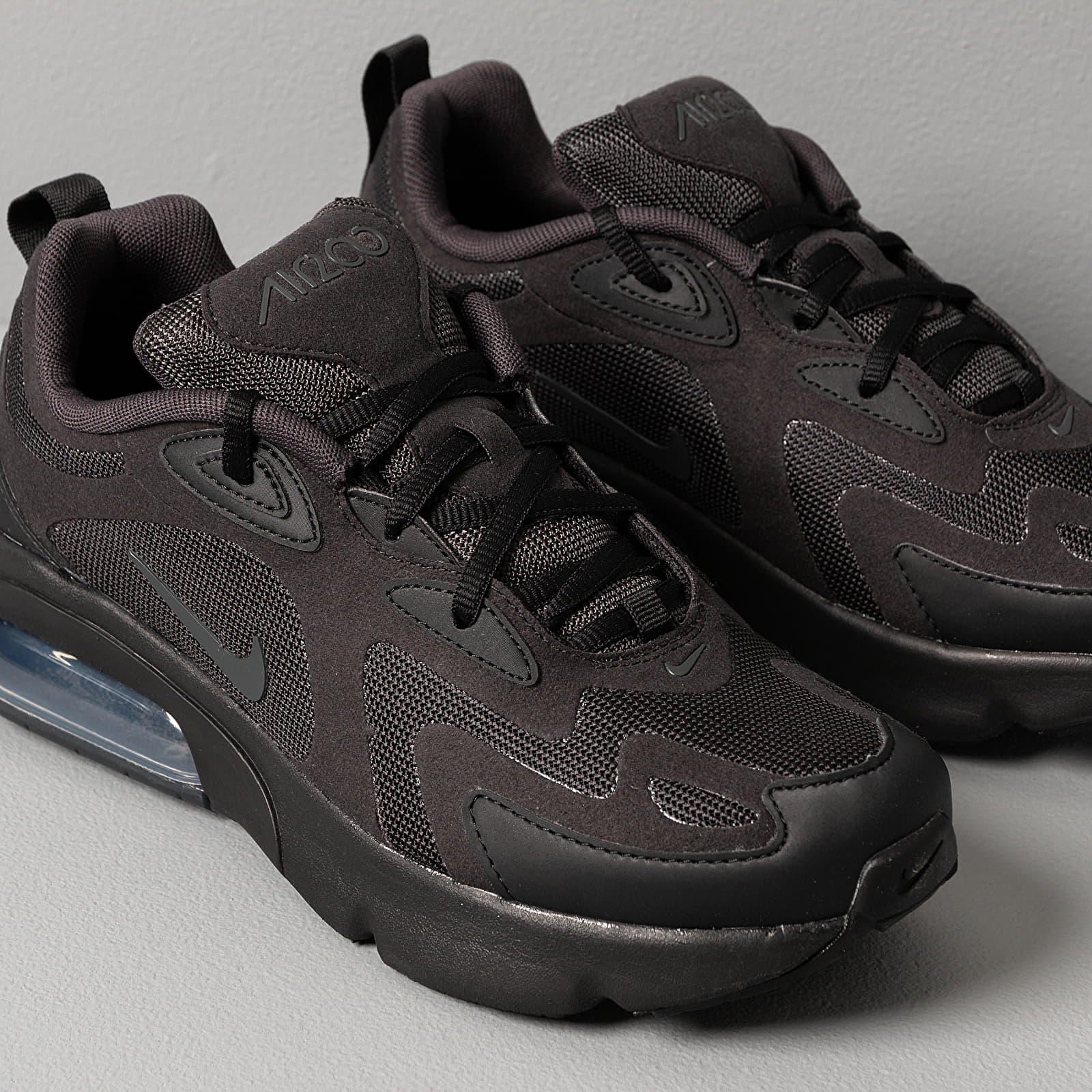 Kids sneakers and shoes Nike Air Max 200 GS Black Anthracite Footshop