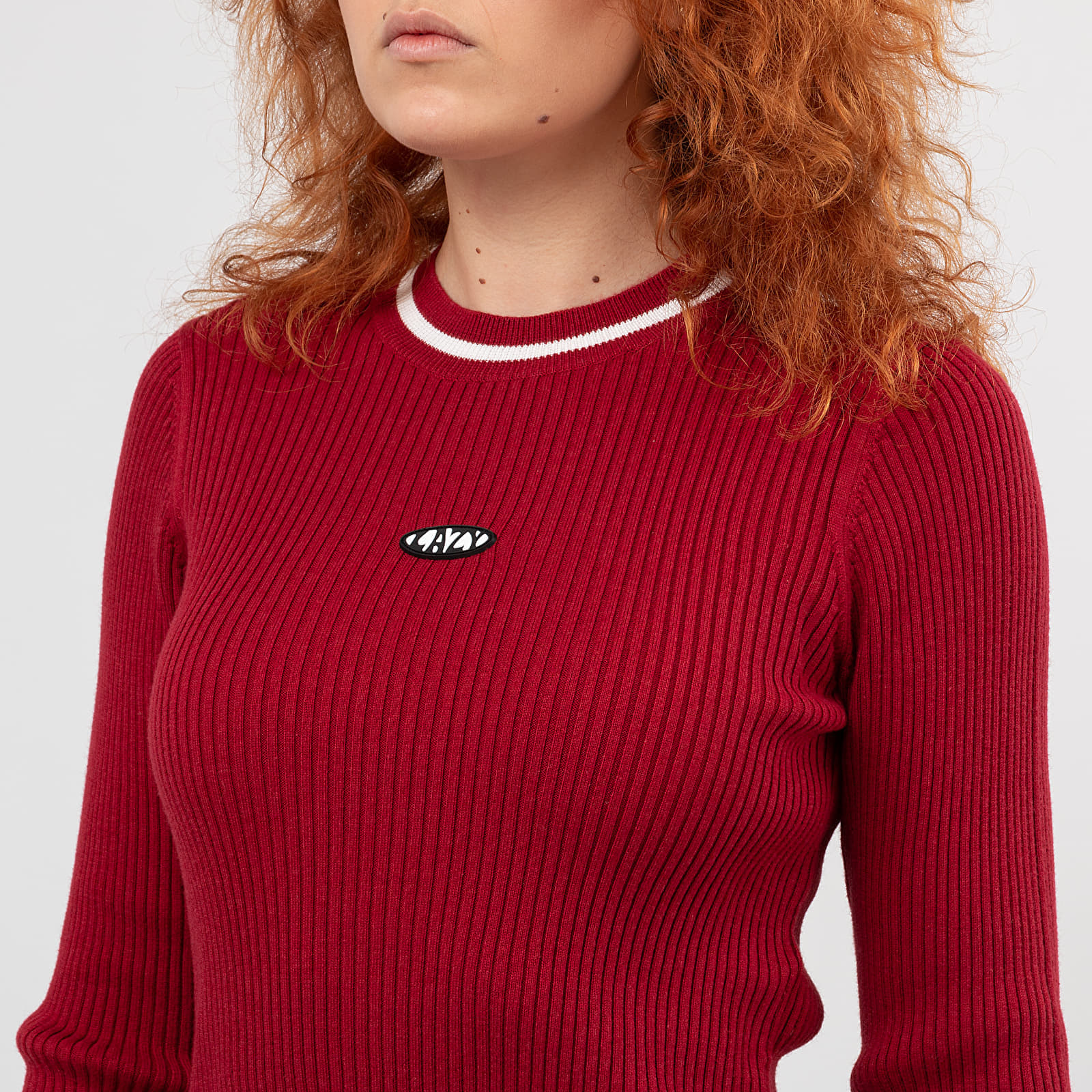 T-shirts Lazy Oaf Burning Rubber Long Sleeve Top Red