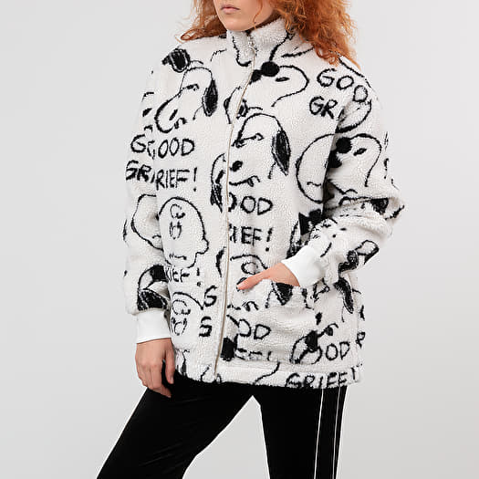 Hoodies and sweatshirts Lazy Oaf x Peanuts Good Grief Fleece Jacket Natural Footshop