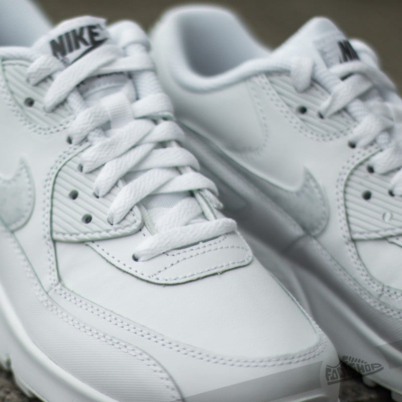 Zapatillas mujer Nike Air Max 90 Leather (GS) White/ Cool Grey