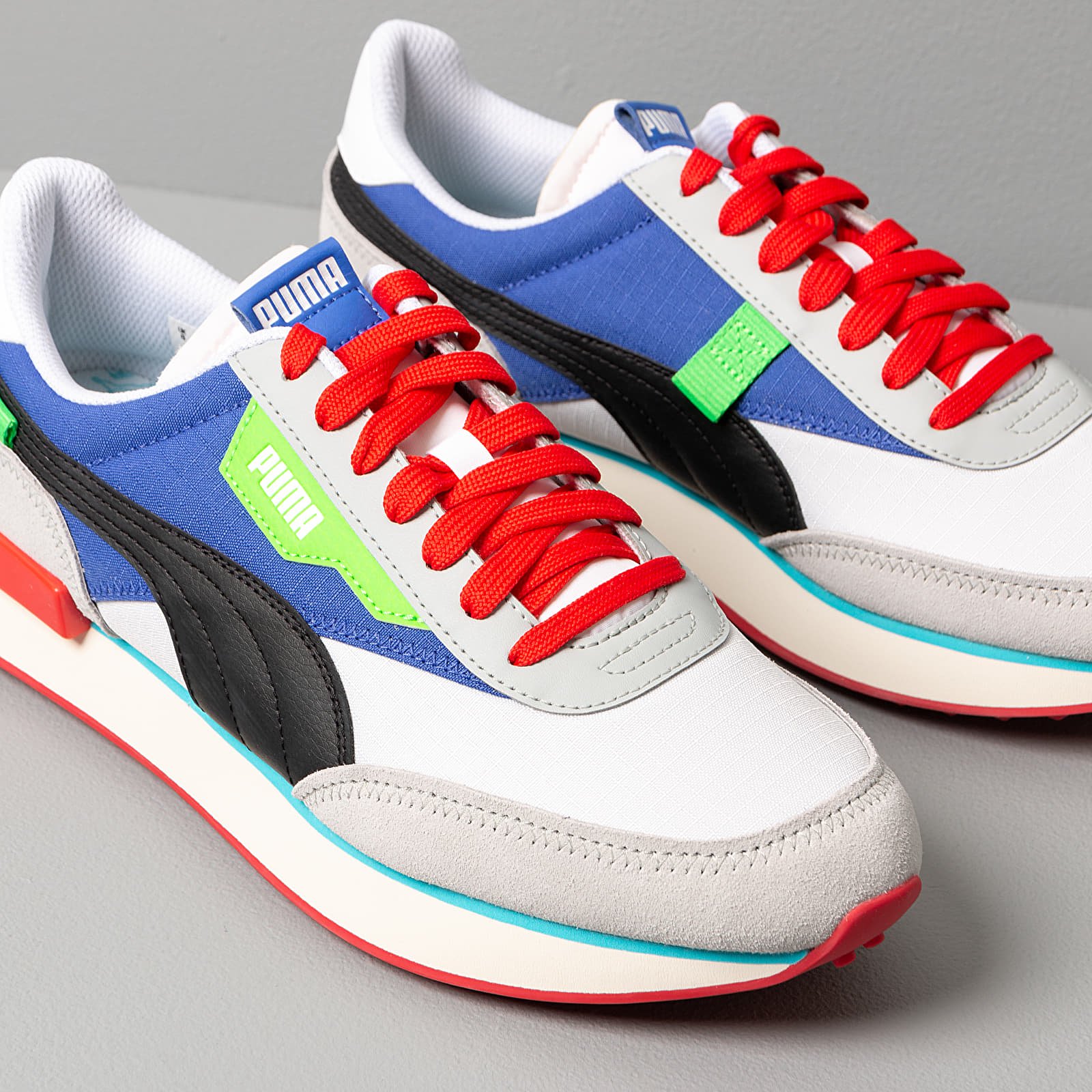 Men s shoes Puma Future Rider Ride On Puma White High Rise Dazz Blue Footshop