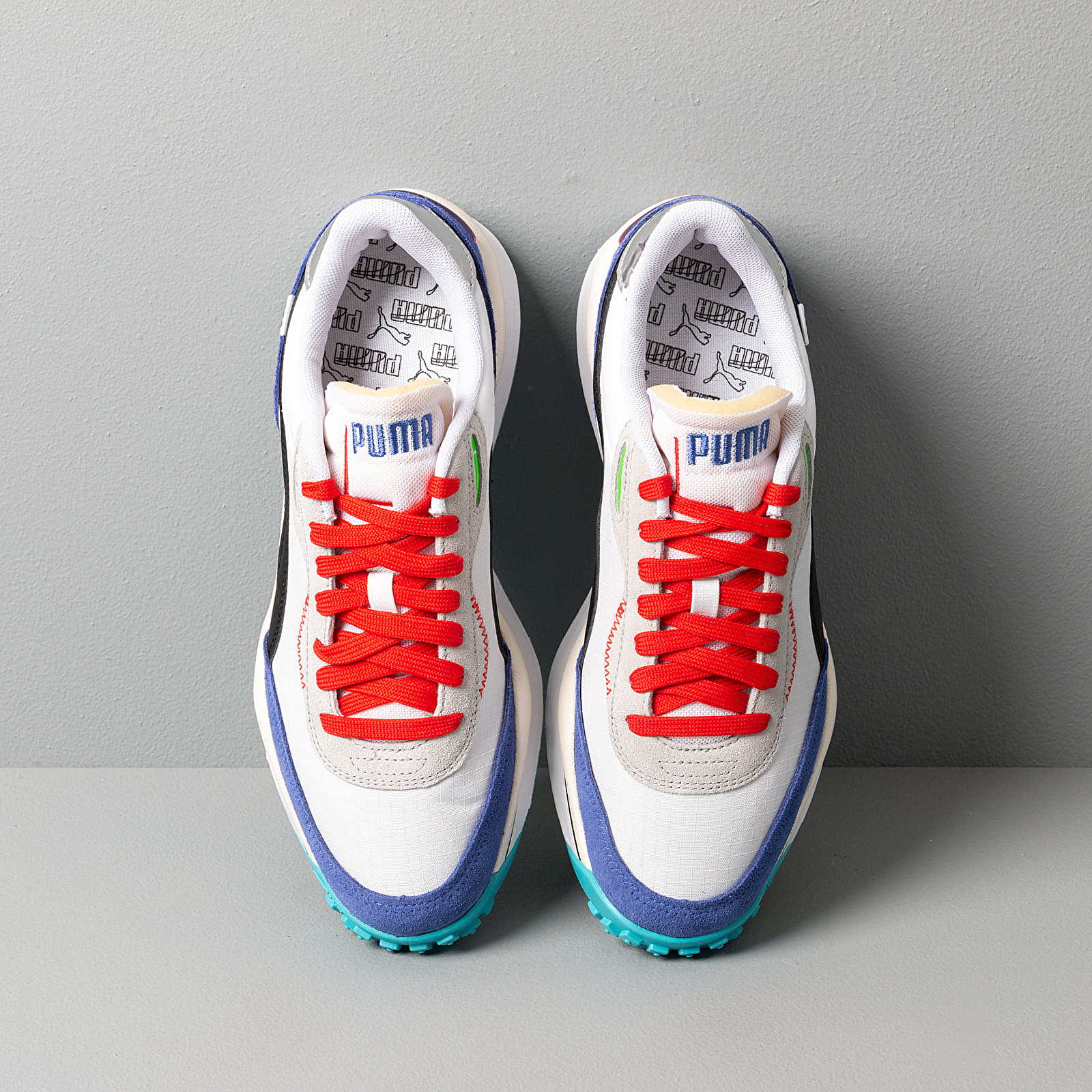 Men's shoes Puma Style Rider Ride On Puma White/ Dazz Blue/ High Rise