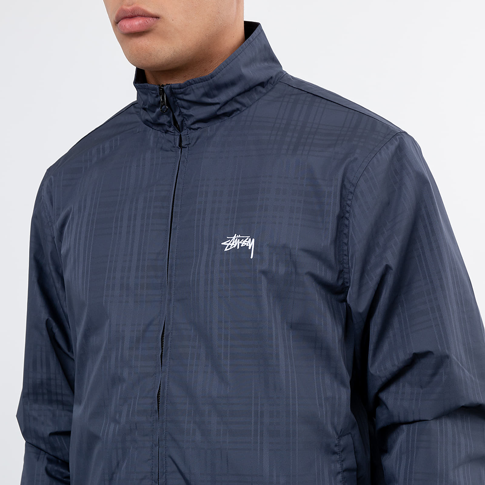 Jackets Stüssy Plaid Track Jacket Navy