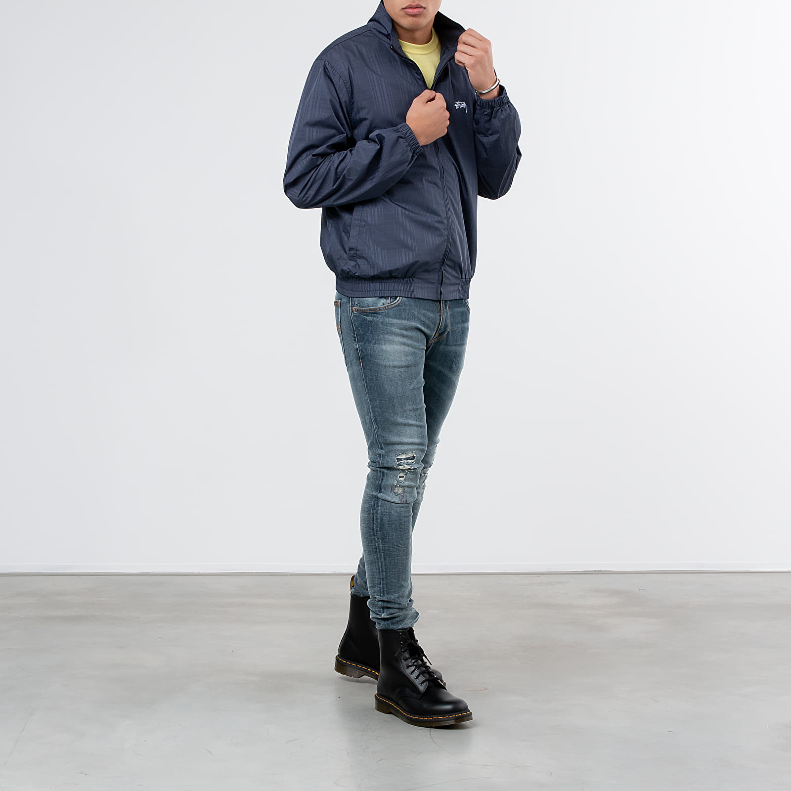 Jackets Stüssy Plaid Track Jacket Navy