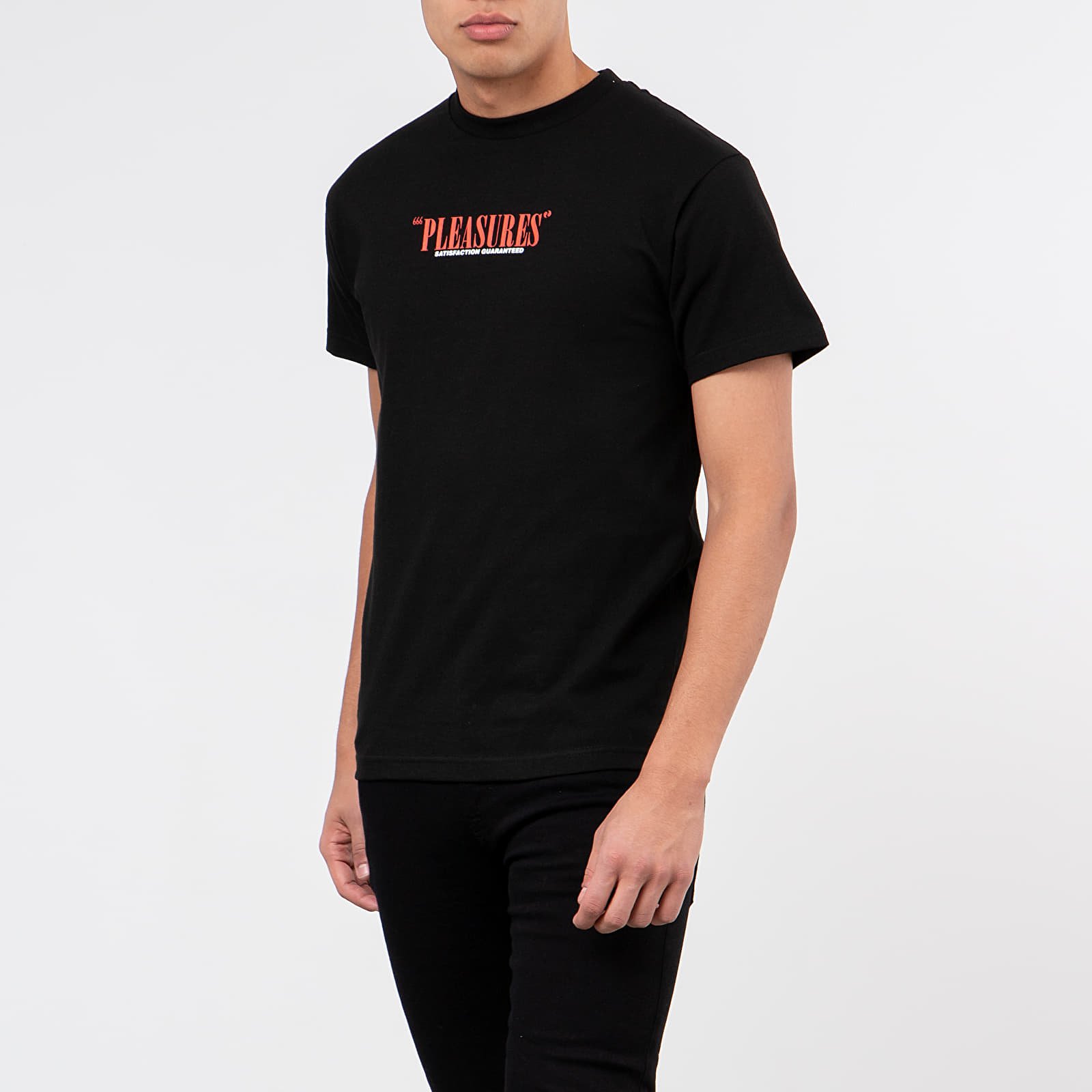 Magliette PLEASURES Satisfaction Guaranteed Tee Black