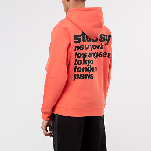 Hoodies and sweatshirts Stussy Italic Hoodie Orange Footshop