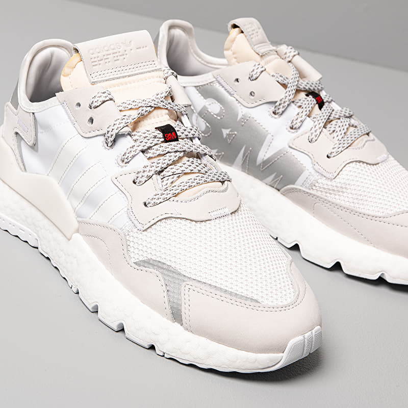 adidas Nite Jogger 3M Crystal White/ Crystal White/ Ftw  display picture 2