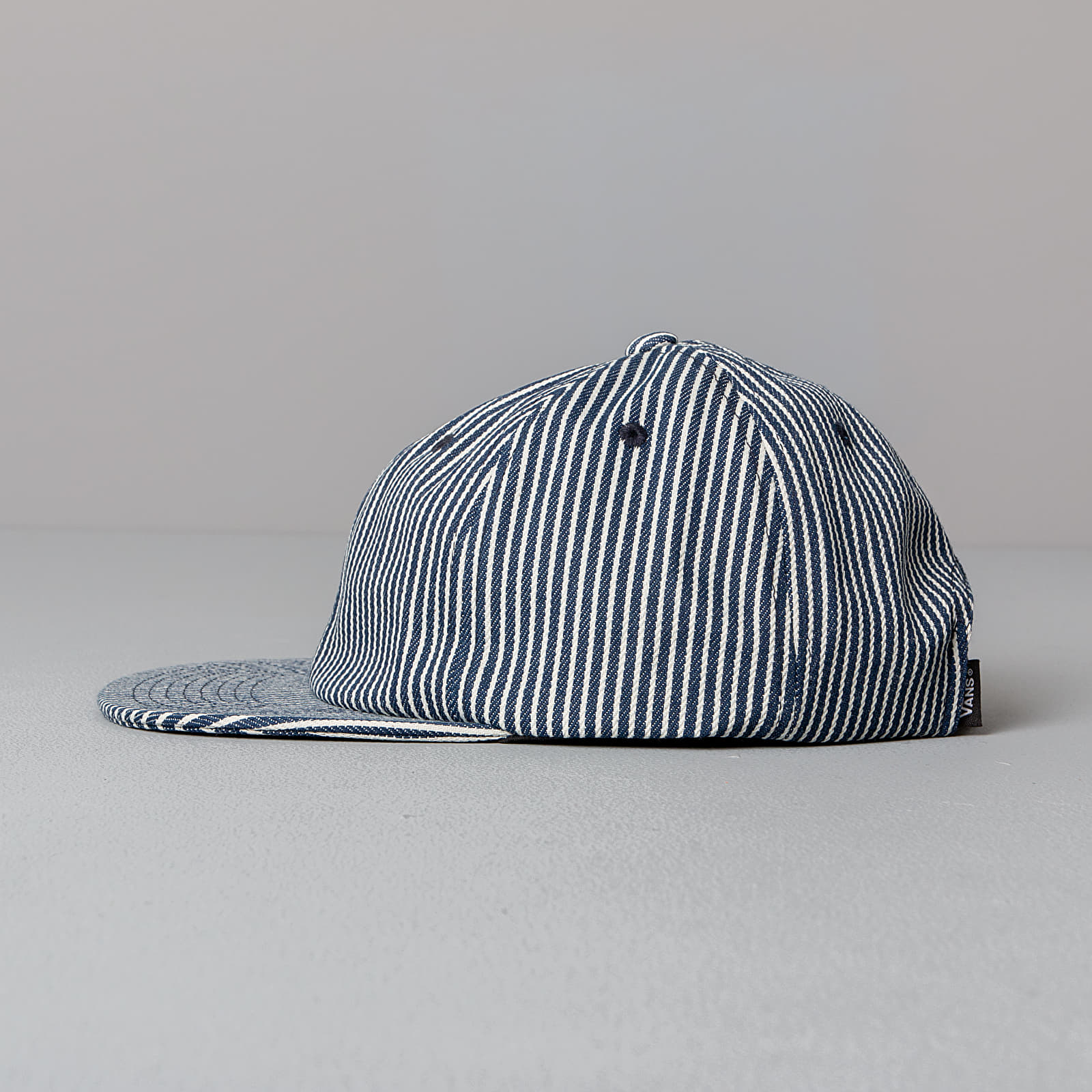 Strapback Vans X Mount Vernon Mills Jockey Hickory Stripe Cap