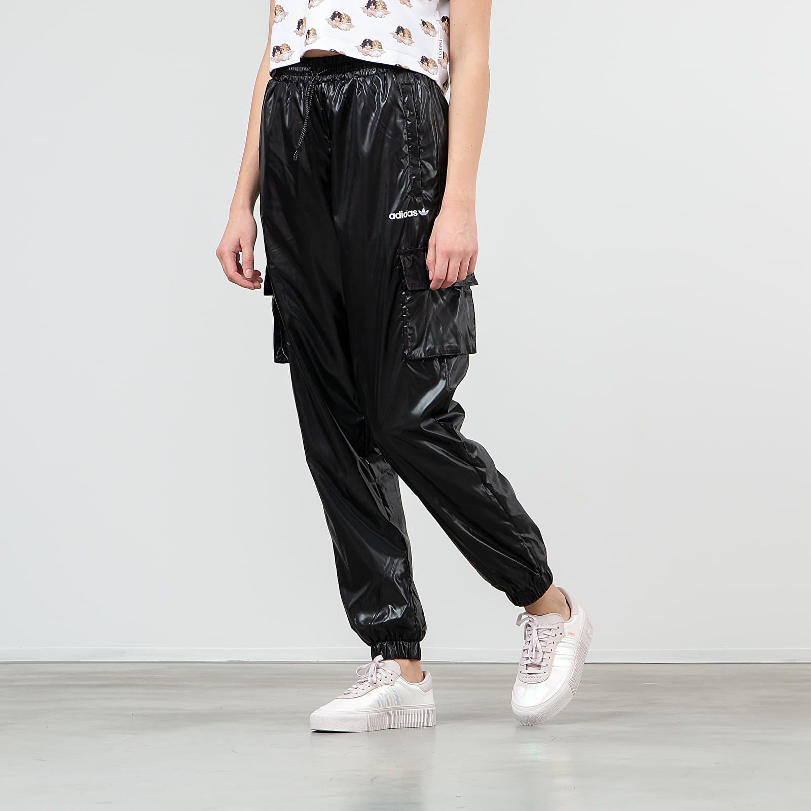 Pants adidas Shiny Pants Black