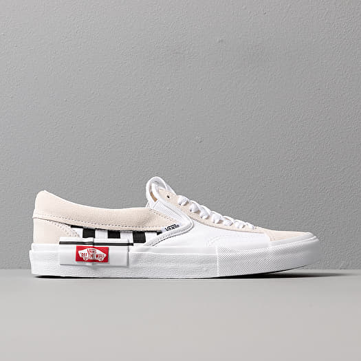 Men s shoes Vans Vault Slip On CAP Checkerboardard Truwht Blk