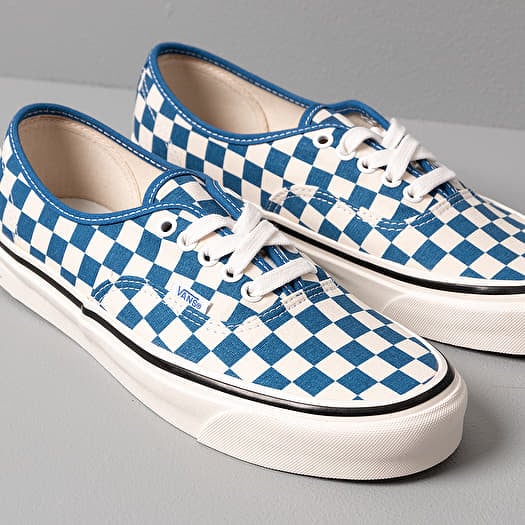 Vans authentic top blue checkerboard