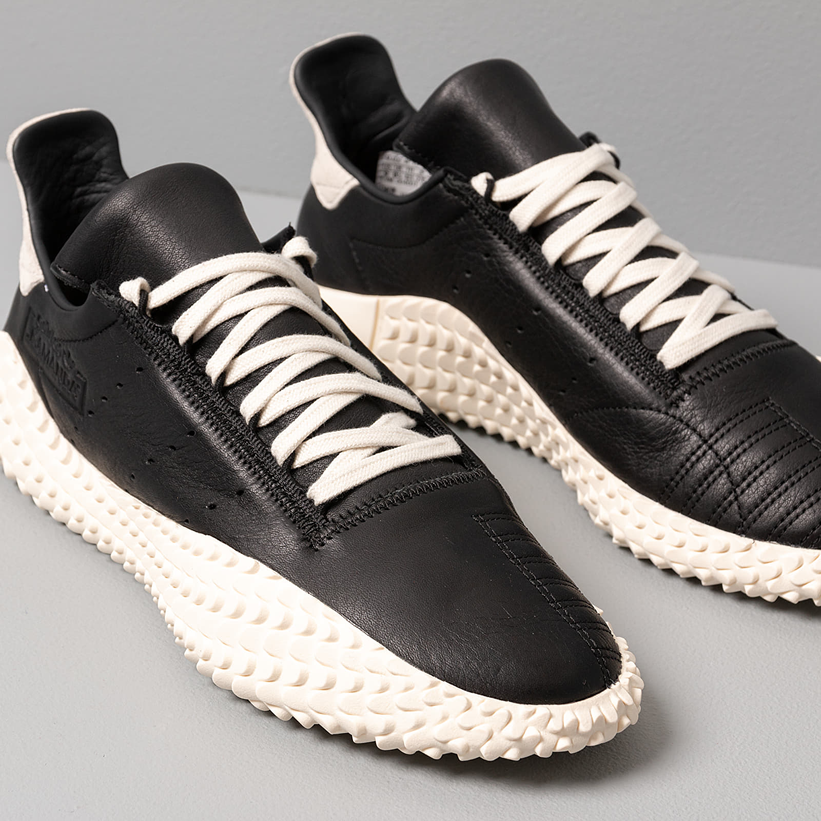 Men s shoes adidas Kamanda Core Black Off White Blue Footshop