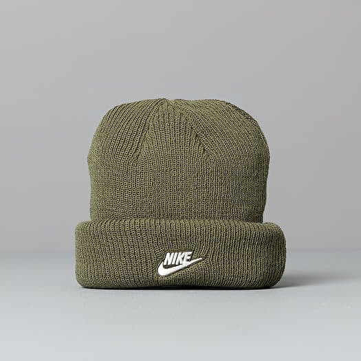 olive green nike beanie