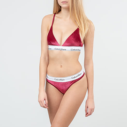 Calvin klein velvet thong cheap