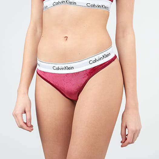 Calvin klein red top velvet underwear