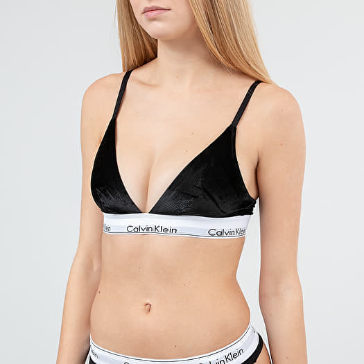 Velvet triangle bra calvin klein discount