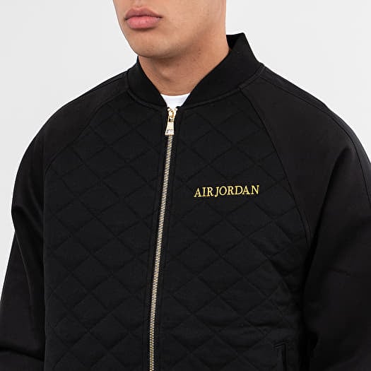 Black and gold top jordan jacket