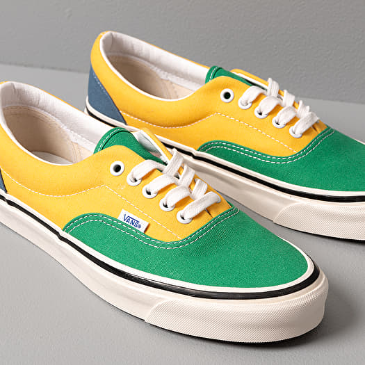 Green and yellow vans shoes hotsell