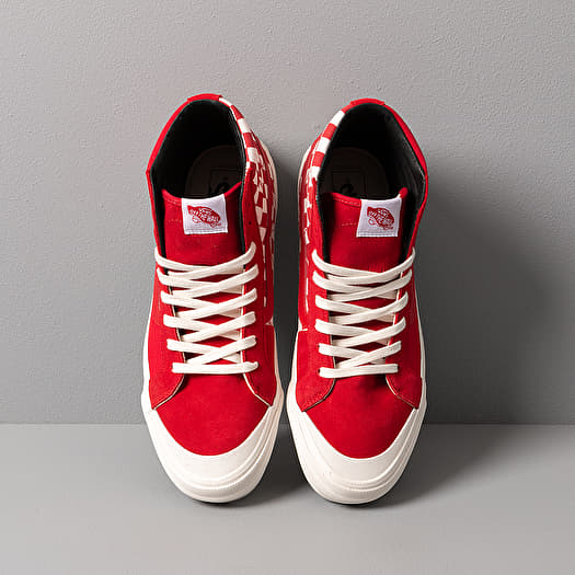 Shoes Vans OG Style 138 LX Suede Canvas Racing Red Footshop
