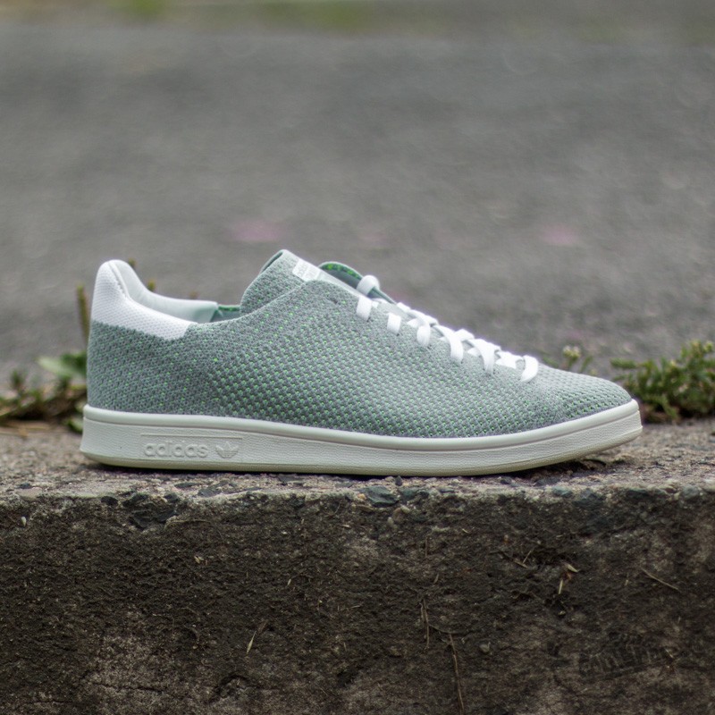 Sko til mænd adidas Stan Smith Primeknit Mist Slate/White/Chalk White