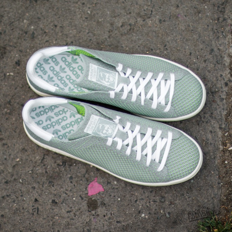 Sko til mænd adidas Stan Smith Primeknit Mist Slate/White/Chalk White