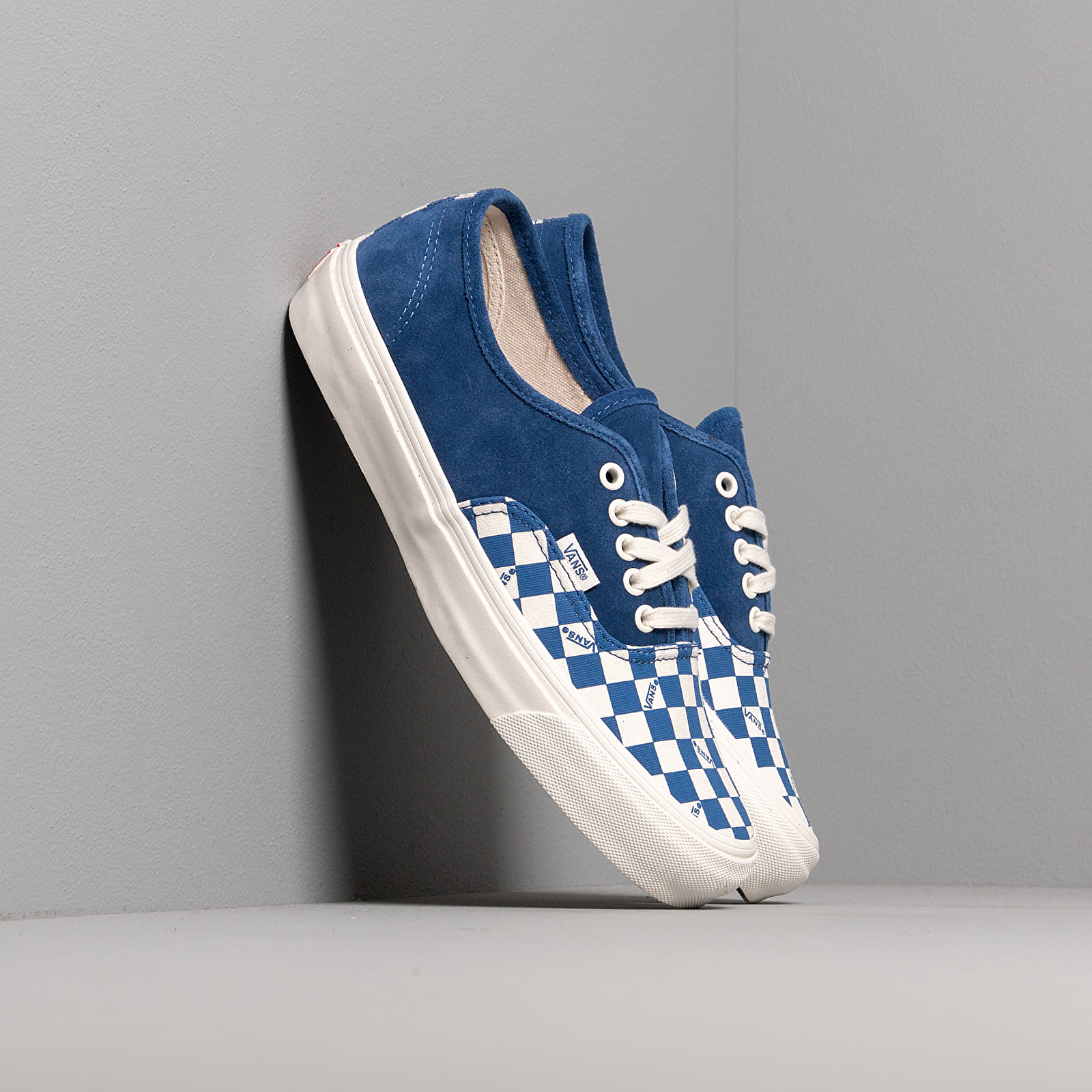 Men s shoes Vans OG Authentic LX Suede Canvas True Blue Footshop