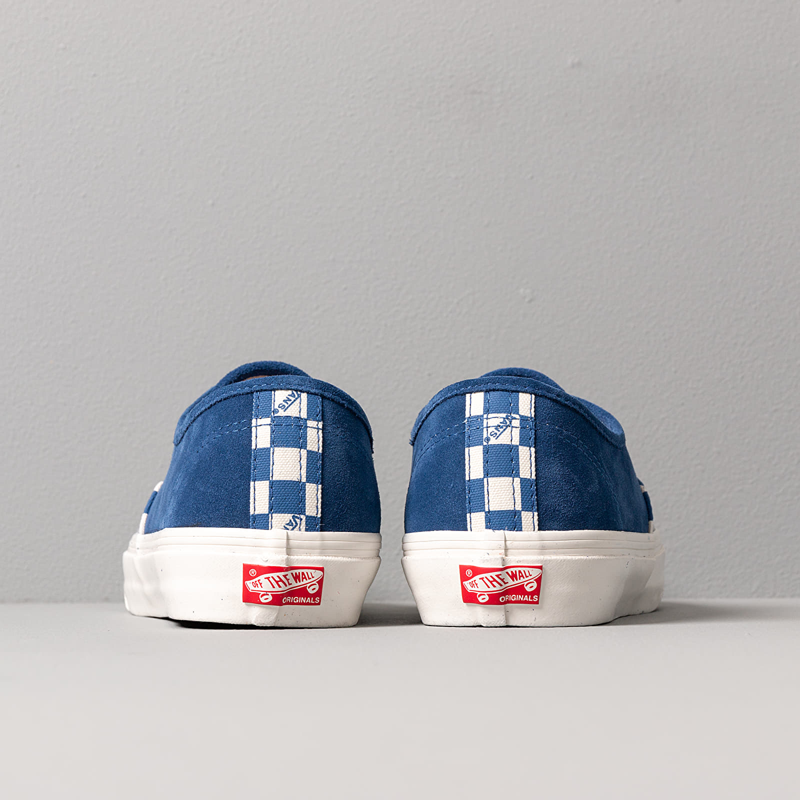 Vans vault og authentic lx checkerboard majolica blue top
