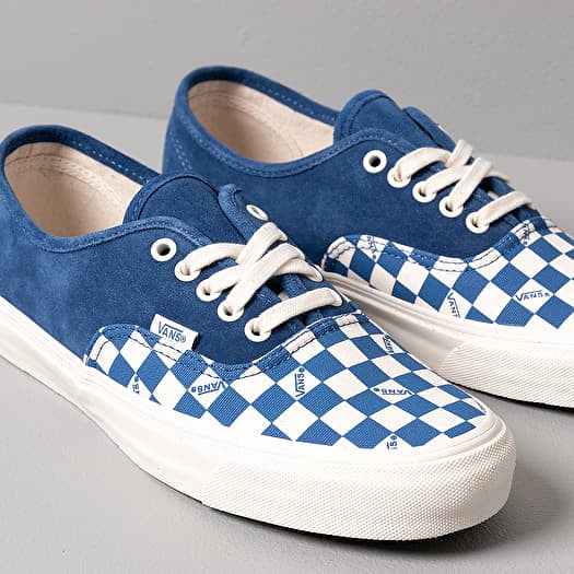 Men s shoes Vans OG Authentic LX Suede Canvas True Blue Footshop