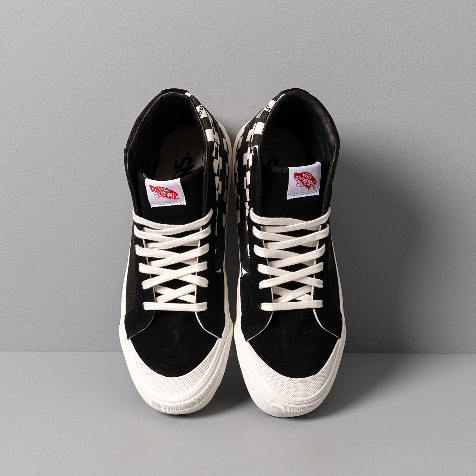 Scarpe uomo Vans Vault OG Style 138 LX (Suede/ Canvas) Black/ Checkerboard
