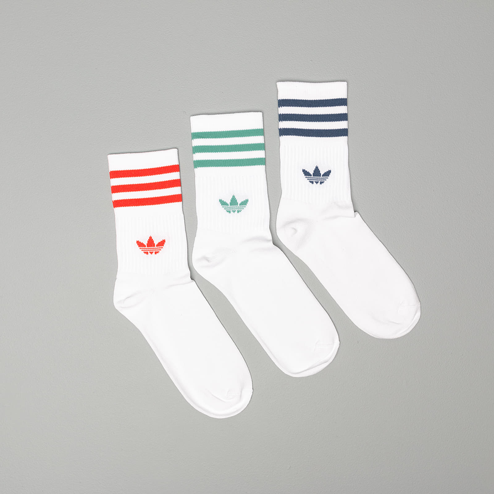 Ponožky adidas Mid Cut Crew Socks White/ White/ White