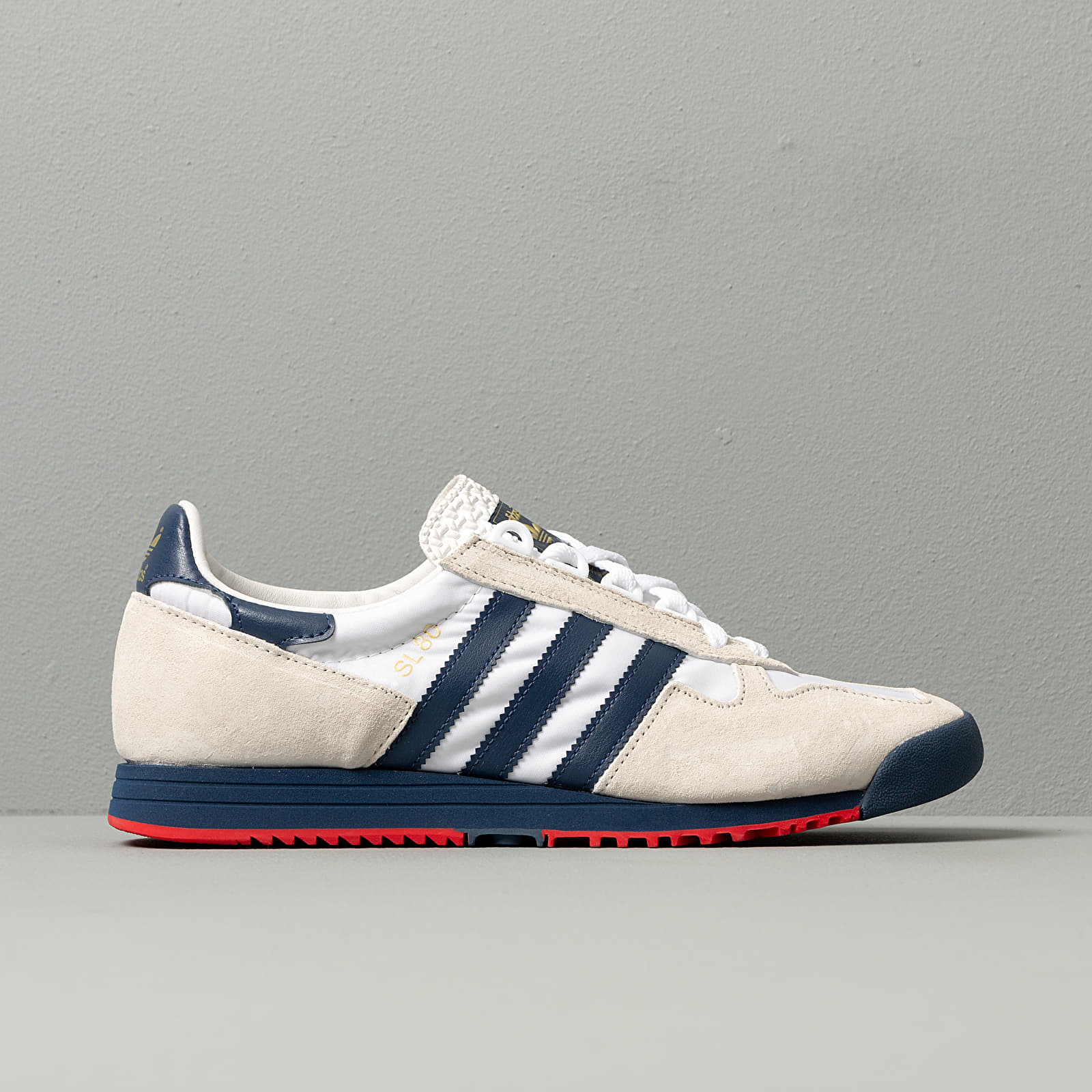 Men s shoes adidas SL 80 Ftw White Tech Indigo Orb Grey Footshop