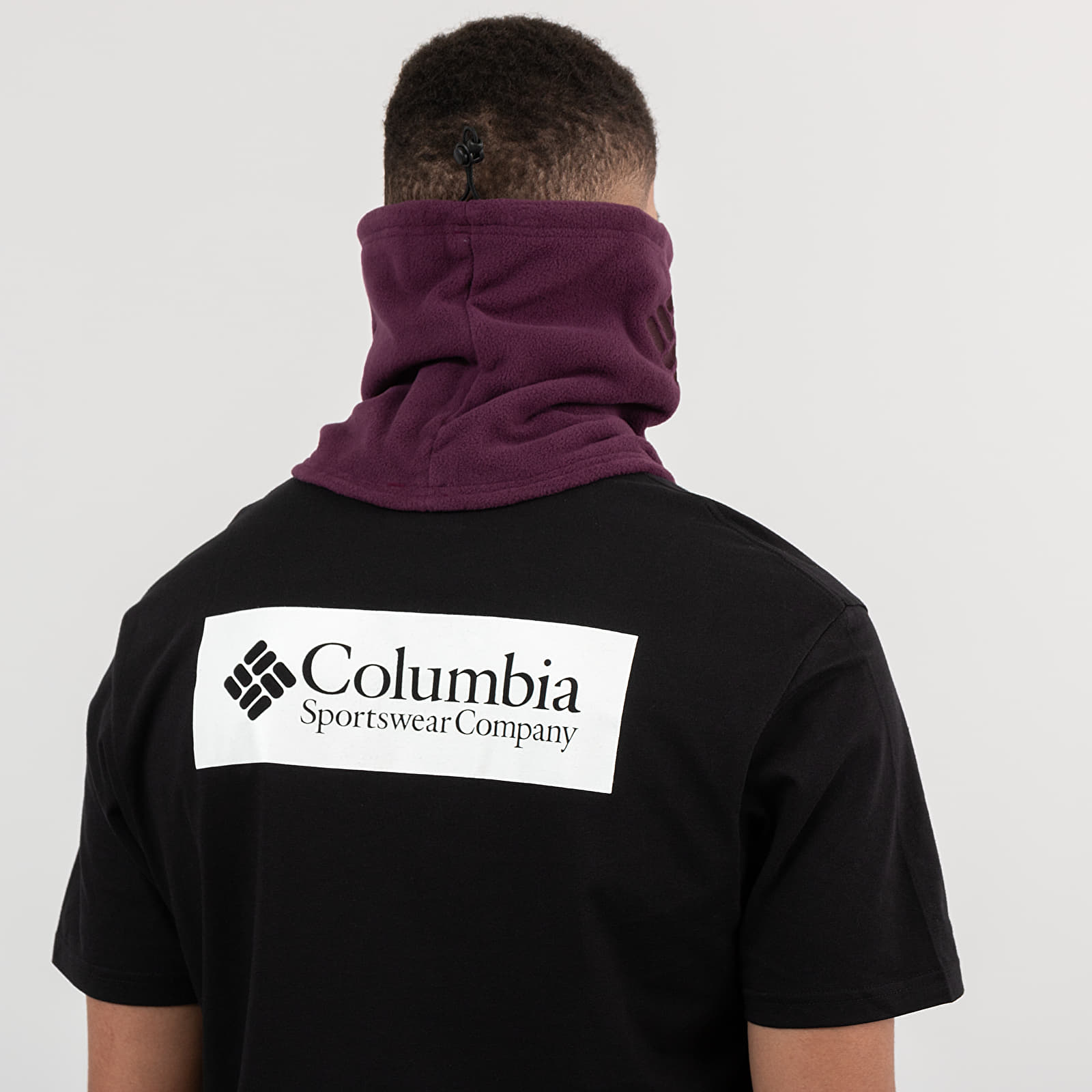 Sálak Columbia CSC Fleece Gaiter Black Cherry