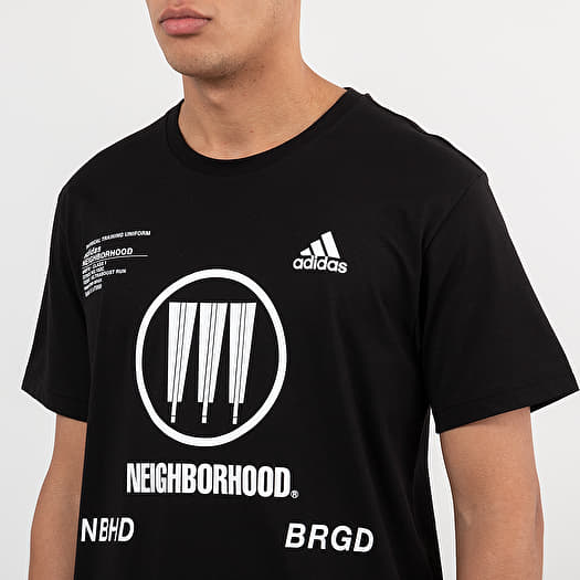 T shirts adidas x Neighborhood Logo Tee Black Footshop