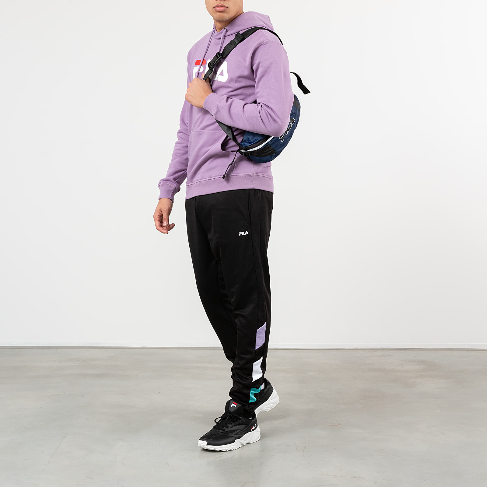Bluzy FILA Classic Pure Hoodie Orchid Mist