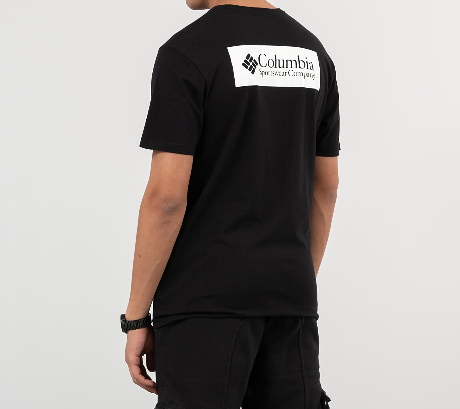 Tricou Columbia North Cascades Mini Logo Tee Black - 1 | YEO