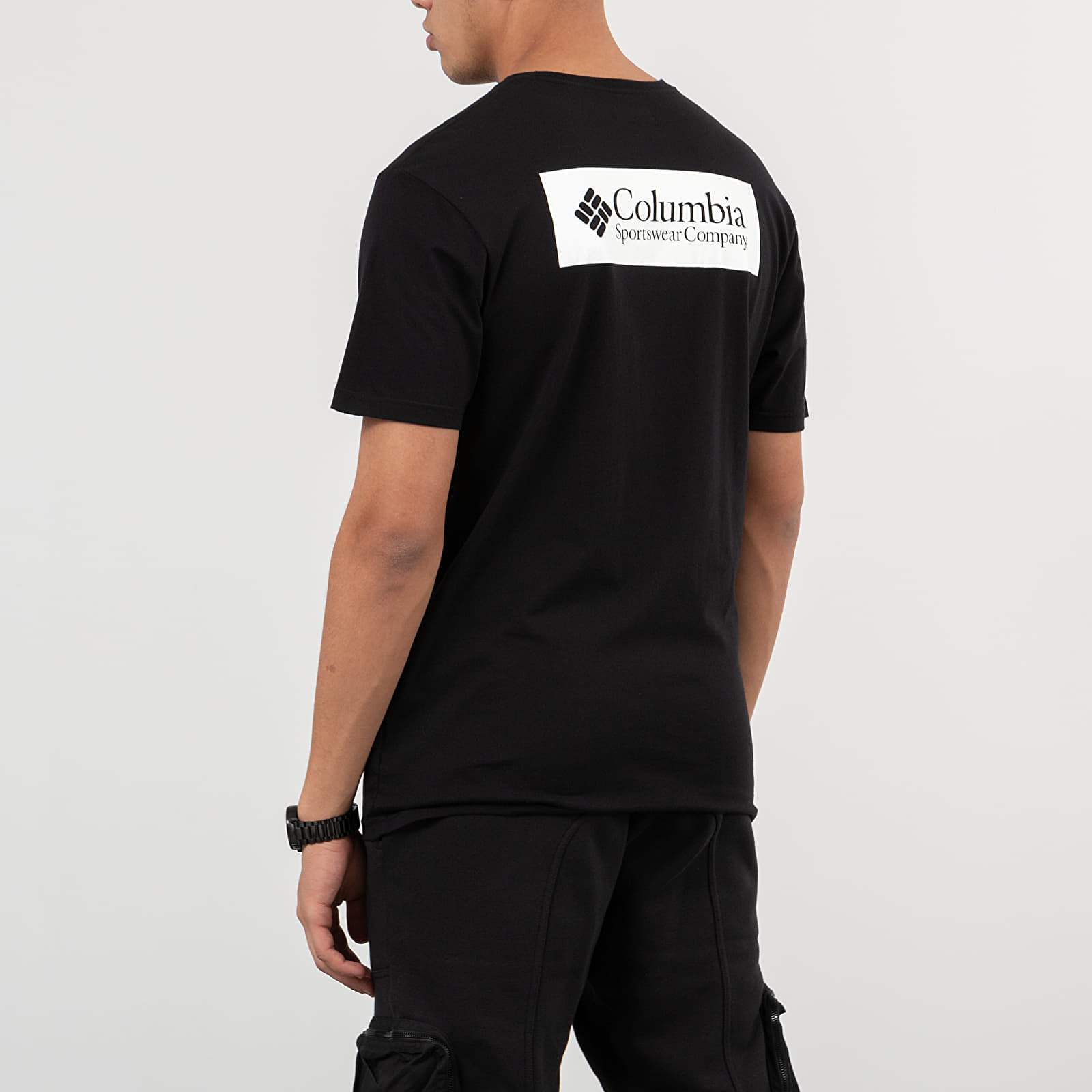 Majice T-shirt Columbia North Cascades Mini Logo Tee Black