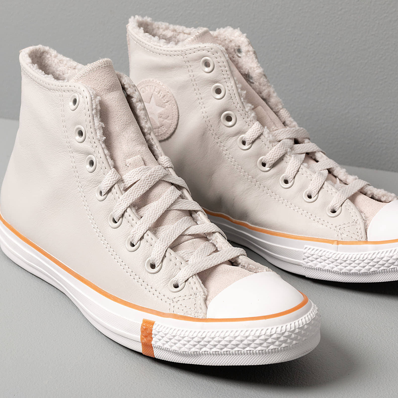 Men's shoes Converse Chuck Taylor All Star Faux Shearling Pale Putty/ White/ Honey