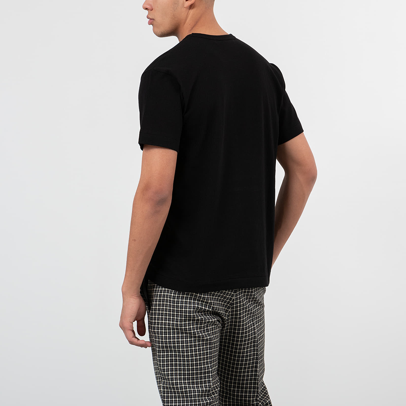 T-Shirts Comme des Garçons PLAY Double Heart Tee Black