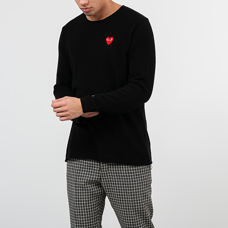 Genser Comme des Garçons PLAY Knit Black