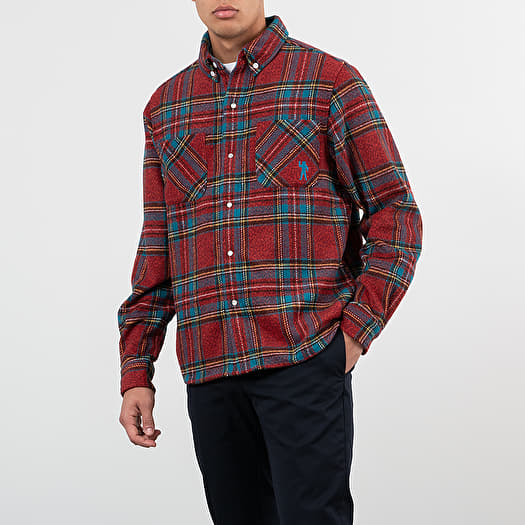 Shirts Billionaire Boys Club Check Flannel Shirt Blue Footshop