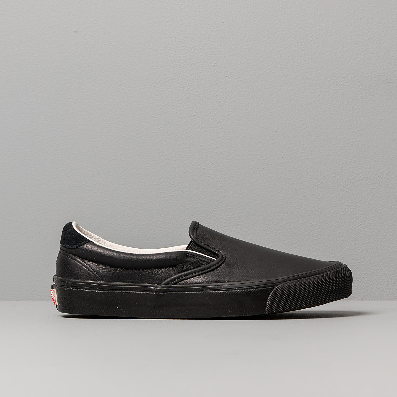 Men s shoes Vans Vault OG Slip On 59 LX Leather Suede Black Footshop