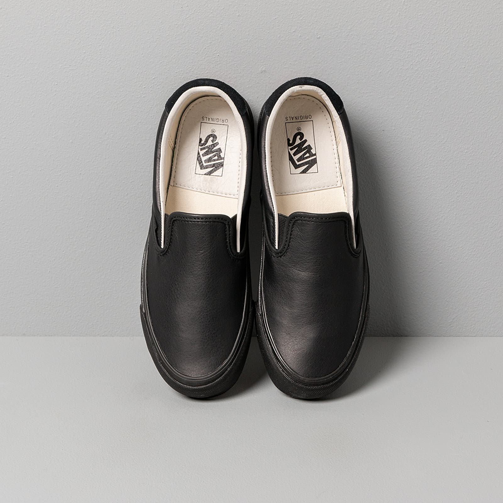 Men s shoes Vans Vault OG Slip On 59 LX Leather Suede Black