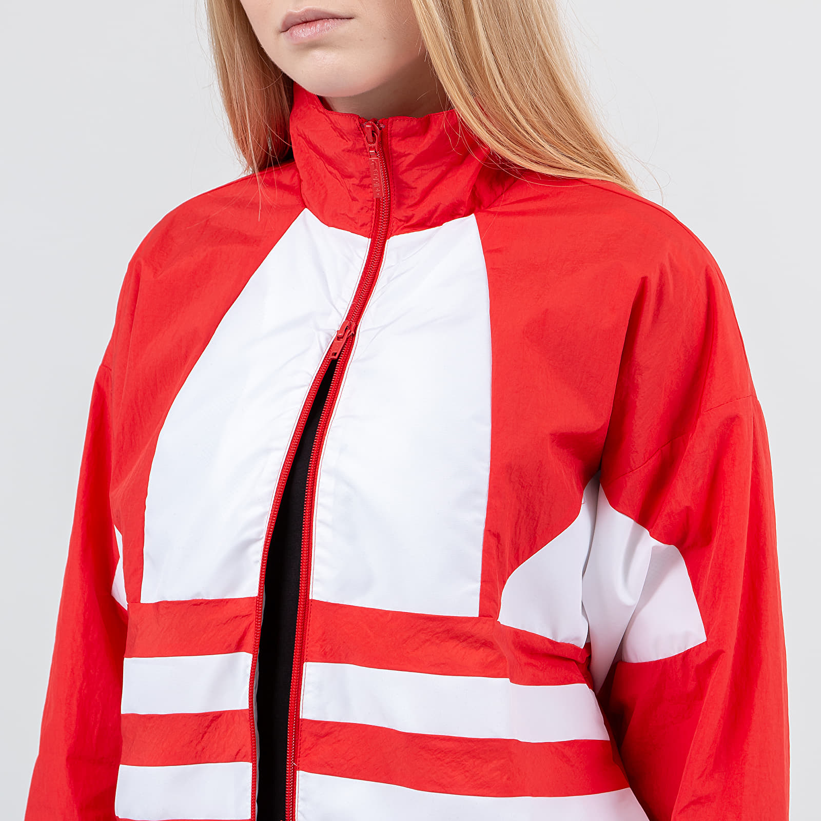 Jackets adidas Large Logo Jacket Lush Red White Footshop