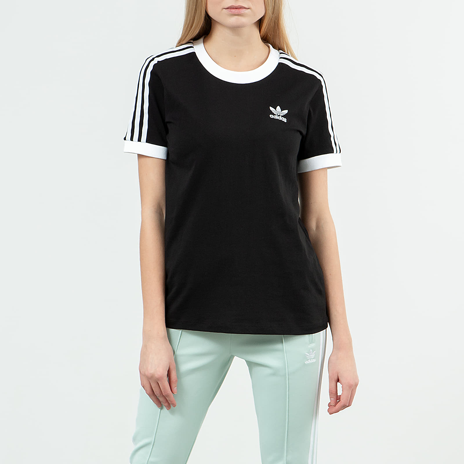 T-shirts adidas 3 Stripes Tee Black