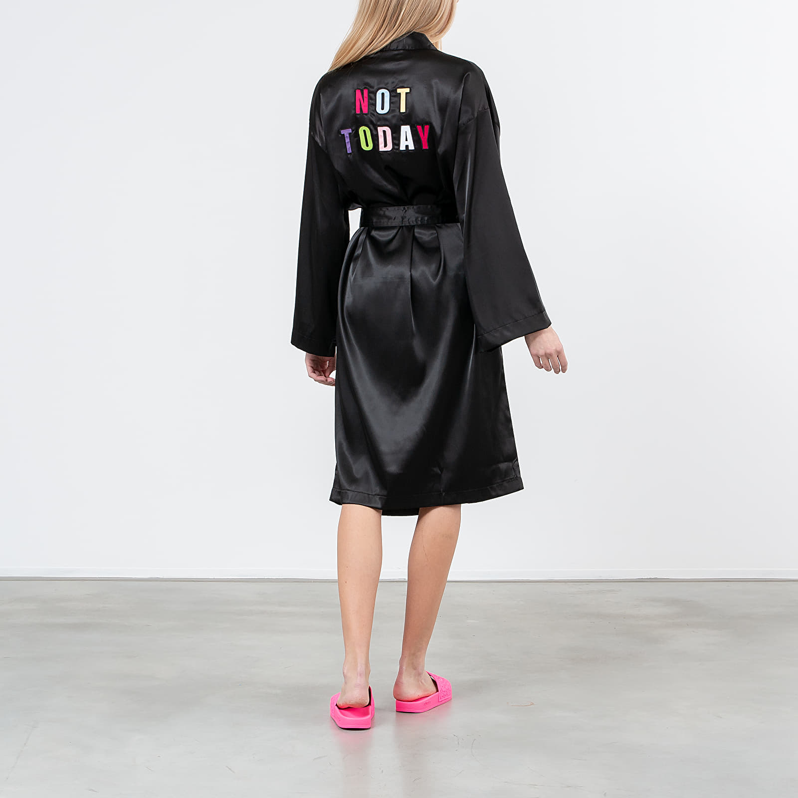 Underwear Lazy OAF Not Today Bathrobe Black